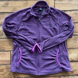 The North Face women’s XL purple jacket